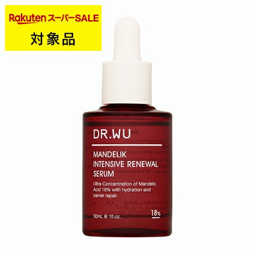 送料無料 ドクターウー マンデリック インテンシブ18%セラム 30ml | スーパーSALE スーパーセール Dr. Wu 美容液