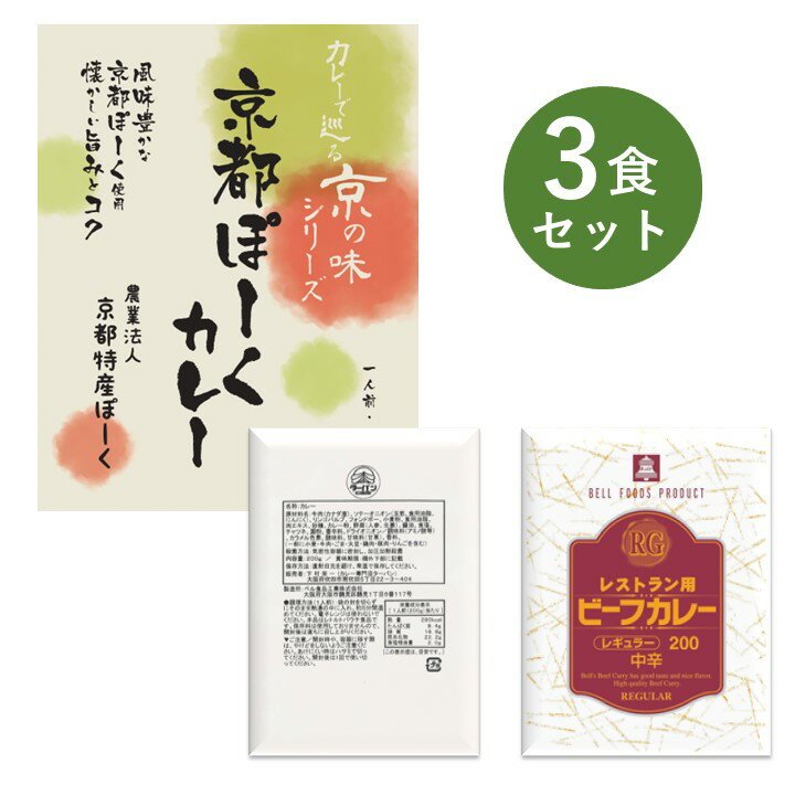 カレー レトルト お試し 3食 セット RG レストラン用 