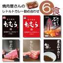 ご当地 カレー 焼肉店 6種類 セット( 焼肉たむら ビーフ 中辛 & 辛口 ホルモン焼肉ぶち 但馬屋 黒毛和牛 & 牛タン 焼肉白李 ) ベル食品工業 レトルトカレー 詰め合わせ プレゼント ええもん レトルト