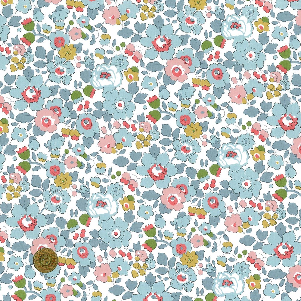 【LIBERTY FABRICS】 エターナル タナローン Betsy ベッツィ 水色 3332019-lpe リバティ・ファブリックスのサムネイル