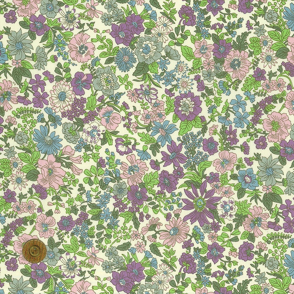 【LIBERTY FABRICS】 エターナル タナローン Emily エミリー 紫 3636163-ze リバティ・ファブリックス