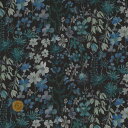 【LIBERTY FABRICS】 エターナル タナローン Amber's Posy アンバーズポージー 黒 dc28672-ze リバティ・ファブリックス