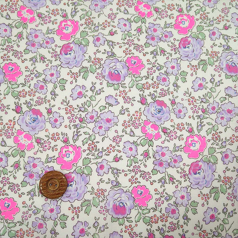 【LIBERTY FABRICS】 ネオン タナローン Felicite フェリシテ ピンク 3637113n-j22a リバティ・ファブリックス