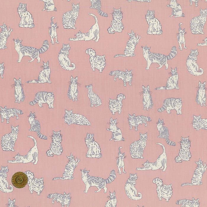 LIBERTY FABRICS 2023 ʥ Meow ߥ㥪 ԥ dc32576-a Хƥե֥å