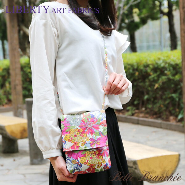 ポシェット ミニポシェット リバティプリント キーポシェット 日本製 ベル・ブランシェ [722271]