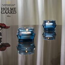 HOLMEGAARD ホルムガード ARC アーク ティーライトホルダー 2pcs(ダークブルー) 直径7.5cm 2個セット 4340262 キャンドルホルダ...