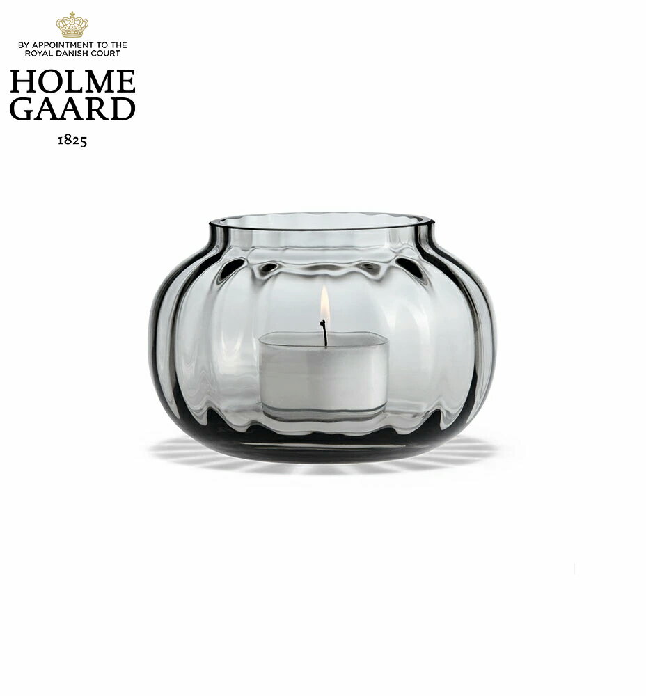 【 あす楽 】キャンドルスタンド ガラスHOLMEGAARD ホルムガードPRIMULA ティーライトホルダー （スモーク） H6cm 4340406キャンドルホルダー 北欧 キャンドルギフト 贈り物 プレゼント ラッピングのサムネイル