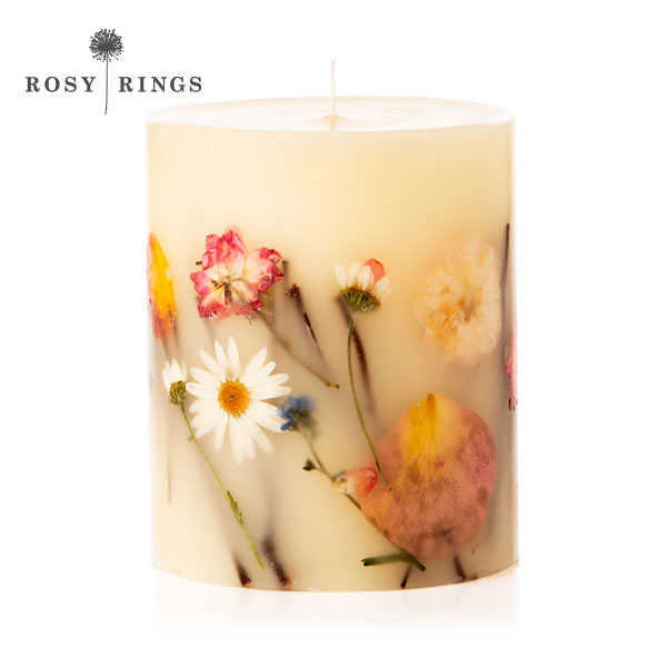 ロージーリングス キャンドル ボタニカル キャンドル ハンドメイド | ロ―ジ―リングス Rosy Rings Botanical トール 香り：アプリコット&ローズ BOSJ-AR 燃焼時間120時間 | ギフト プレゼント お祝