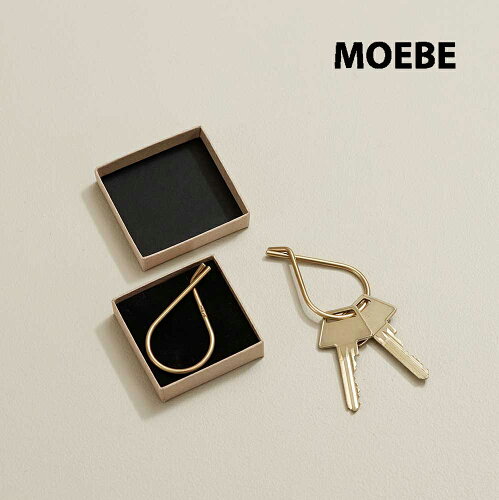 【 日本正規代理店品 】MOEBE ムーベOEBE ムーベ キーリング (ブラス)...