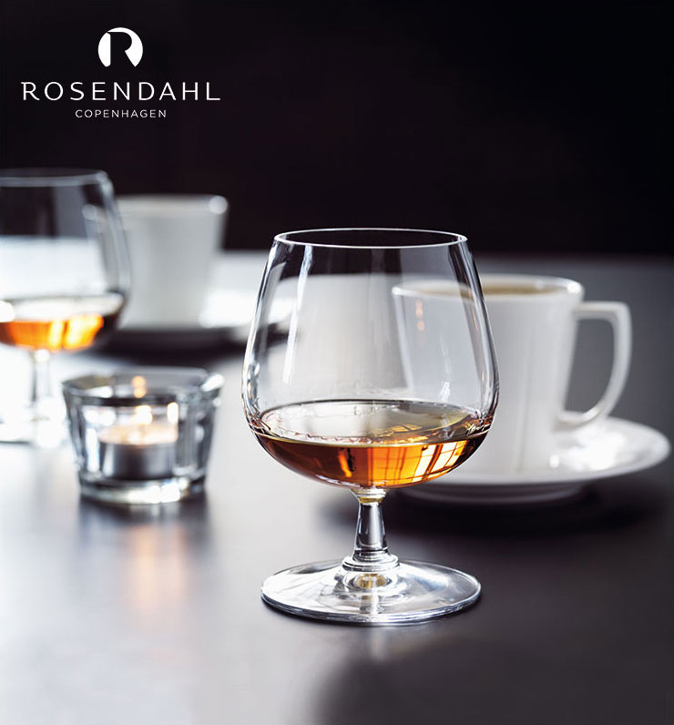 ROSENDAHL ローゼンダール コペンハーゲン グランクリュ ブランデーグラス 2pcs 400ml ＜2個セット＞ 25359 Grand Cru Brandy Glasses ガラス 北欧 ワイン ブランデー ギフト ペア セット キッチン モダン シンプル おしゃれ 送料無料 あす楽 父の日