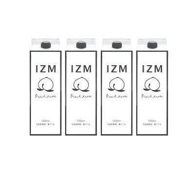 【SHOP OF THE MONTH受賞記念クーポン配布中】 イズム ピーチ テイスト　1,000ml×4本　正規品　IZM PEACH TASTE 　izm もも　IZM　桃　ピーチ　酵素ドリンク IZM イズム ピーチテイスト 発酵エキス 桃 ファスティング 酵素