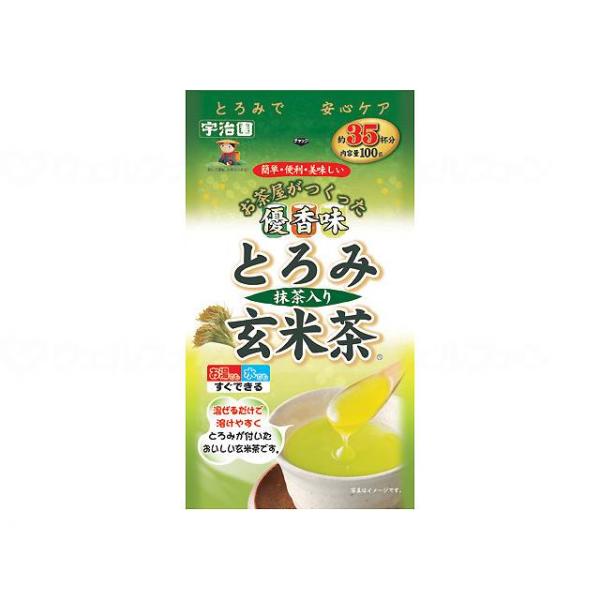 とろみ剤 介護食 とろみ抹茶入り玄米茶 100g