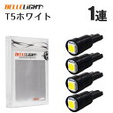 T5 LED 4個セット ハイパワーSMD採用 白 メーター球 エアコン球 ダッシュボードパネル内 3030チップ ホワイト 5500K 12V用 PX011