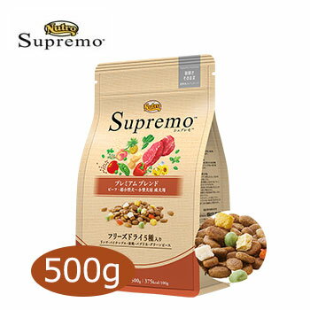 【マラソン限定最大2000円クーポン】ニュートロ　シュプレモ　超小型犬?小型犬用　成犬用　プレミアムブレンド　ビーフ　500g【ドッグフード,ドライフード,ペットフード,犬用品】