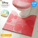 ◆ 標準マットのみ ◆【Disney】 ディズニー トイレマット(単品)「ミッキーモチーフ」「ピンク系 マルチ系」 ◇ ファブリック トイレタリー トイレファブ...