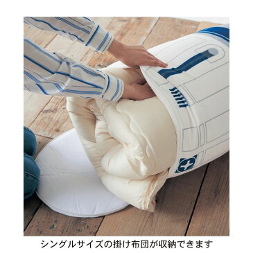 【送料無料】【STAR WARS】スター・ウォーズ ぬいぐるみになる布団収納袋／R2−D2 ◇ 家具 収納 クローゼット 押入 布団 収納 ラック ◇