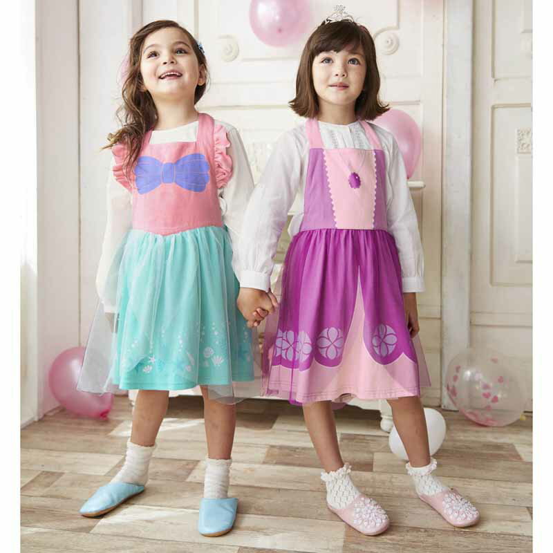 楽天市場 Disney ディズニー ｋｉｄｓエプロンドレス ソフィア ７０ ８０ ９０ １００ ベビー服 キッズ 女の子 ベビー用品 新生児服 トップス ワンピース ハロウィン 衣装 子供 ハロウィーン コスチューム コスプレ なりきり ベルメゾン Disney