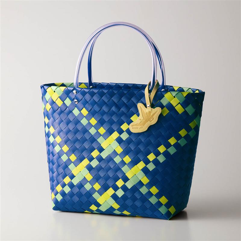 【Disney】 ディズニー メルカドテープバッグ ◆ チップ＆デール ティンカー・ベル ◆ ◇ バッグ 鞄 カバン 手提げバッグ トートバッグ 手さげ かご バッグ大人かわいい 夏 チップとデール メルカドバッグ かごバッグ 籠バッグ 編みかごバッグ お買い物バッグ おしゃれ ◇のサムネイル