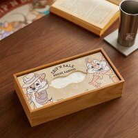 【Disney】 ディズニー シルエット切り抜きのティッシュケース「チップ&デール」 ◇ 収納 収納用品 小物収納 保管 収容 片づけ 新生活 ティッシュケース ティッシュカバー おしゃれ かわいい 木製 キャラクター チップとデール ベルメゾン ◇