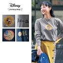 【Disney】 ディズニー ユニセックス長袖Tシャツ「ミッキーマウス くまのプーさん」 ◆ S M L LL 3L ◆ ◇ レディース 女性 トップス カット...