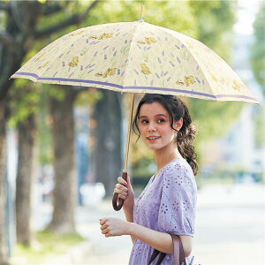 【ポイント5倍!】【Disney】 ディズニー パッと水が落ちる撥水＆UVカット素材の雨傘「クラシック・プー」◇ レディース 女性 傘 レディース傘 アンブレラ 女性用 ファッショングッズ ファッション雑貨 長傘 雨傘 撥水 UVカット くまのプーさん プーさん大人 グッズ ◇