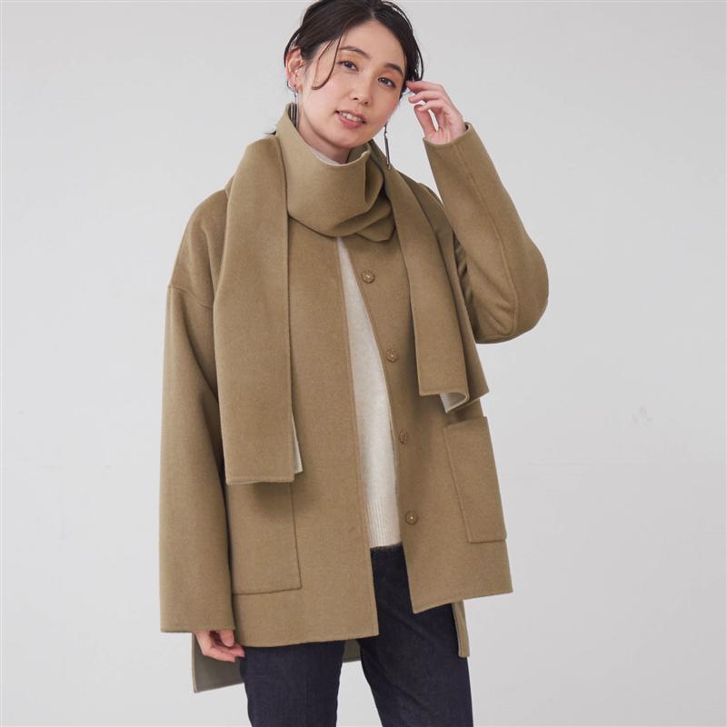 美しい マフラー付きリバーシブルコート キャメル ライトベージュ S M L Ll ベルメゾン レディース コート アウター ノーカラー スタンドカラー コート Dp 楽天ランキング1位 Soyfanimal Com 美しい マフラー付きリバーシブルコート キャメル ライトベージュ S M L Ll ベルメゾン レディース コート アウター ノーカラー スタンドカラー コート Dp 楽天ランキング1位 Soyfanimal Com