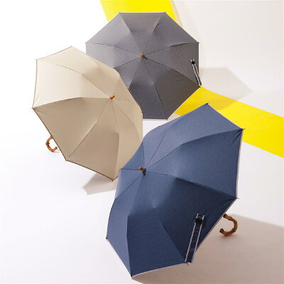 8本骨晴雨兼用二つ折り傘 