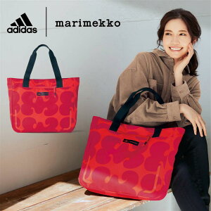 【BELLE MAISON】ベルメゾン アディダス/adidas マリメッココラボレーショントートバッグ レッド系 ◆ ◆