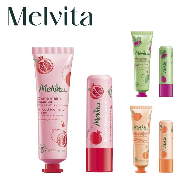 メルヴィータ 【ベルメゾン】 メルヴィータ/Melvita BIOフルーツ ハンド＆リップケアセット ◇ コスメ 化粧品 ◇