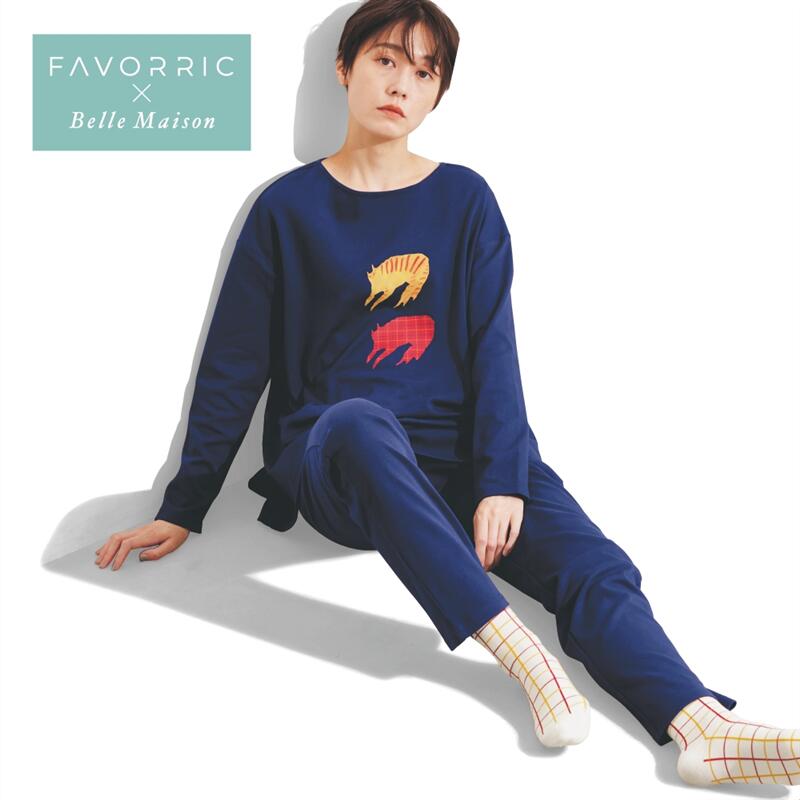 【ベルメゾン】 アートデザインルームウェア ◆ S M L LL ◆ ◇ レディース 女性 ルームウェア 部屋着 室..