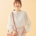 【ベルメゾン】 ハイネックシアーチュニックブラウス ◆ S M L LL ◆◇ レディース トップス ブラウス 長袖 シンプル ハイネック 通勤 オフィス オフィスカジュアル 春 ◇(4)