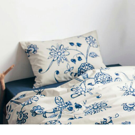 ベルメゾンの綿100％の枕カバー・1枚 「ネイビー」◆約43×63cm用(サイズ)◆ (布団・寝具)