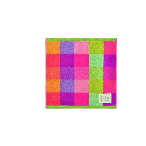 日本製のジャカード織りタオル 「 ピンク 」 ◆ ウォッシュタオル （ ハンドタオル ）◆ 