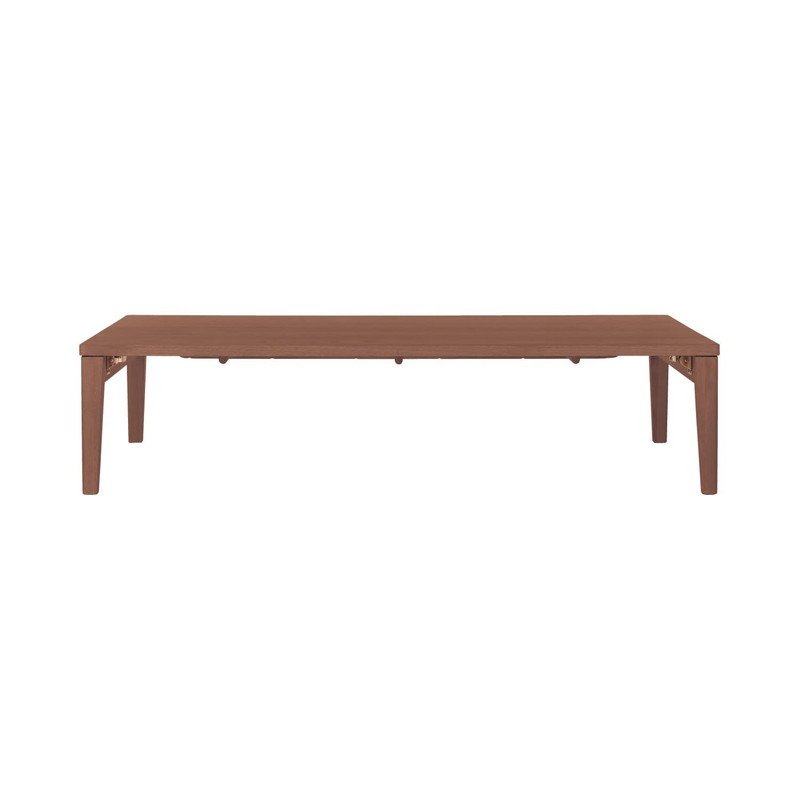 ベルメゾンの脚が折りたためる座卓 「ダークブラウン」◆120×80(幅×奥行(cm))◆ (テーブル)