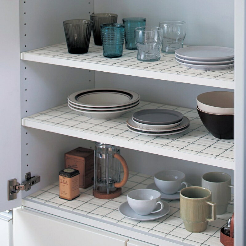 防虫・抗菌・防カビ機能付きキッチンシート2本セット 「グレー」◆45cm(サイズ)◆ 