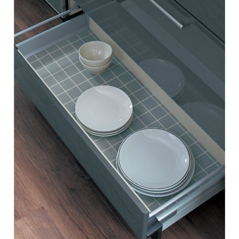 防虫・抗菌・防カビ機能付きキッチンシート2本セット 「グレー」◆45cm(サイズ)◆ 