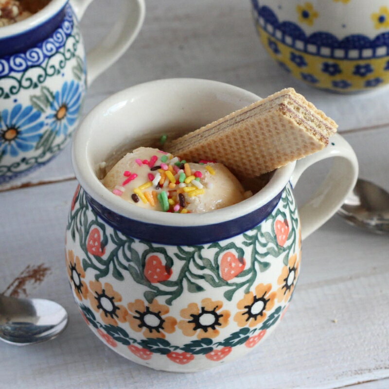 ポーランド製のマグカップ 「イエロー」 