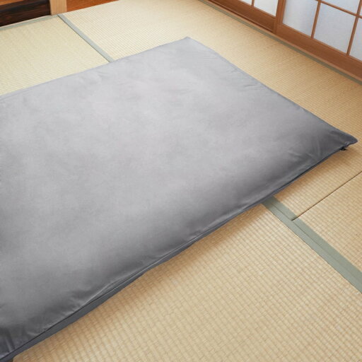 ベルメゾンの15色から選べる綿100％の日本製ファスナー式敷布団カバー 「グレイ」◆シングル(サイズ)◆ (布団・寝具)