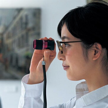 ベルメゾン 美術鑑賞の世界を変える単眼鏡 「ピンク」 ◇ 老眼 眼鏡 鏡 女性 レディース リーディング 拡大 おしゃれ ◇