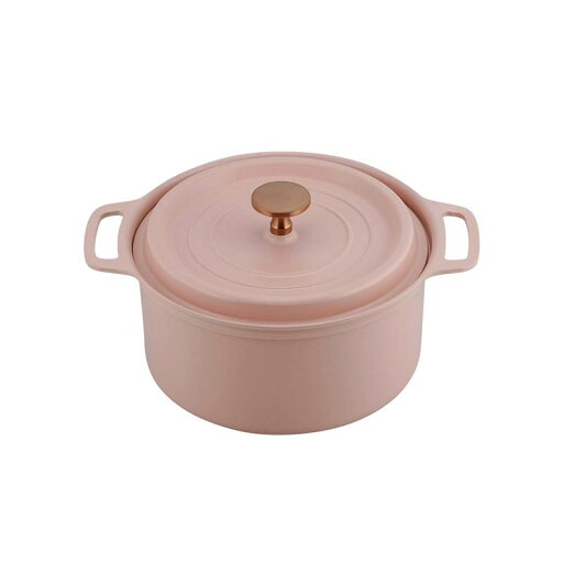 ベルメゾンのオーブンで使える軽量ココット鍋 18cm・20cm 「 ピンク 」 ◆ 18cm ◆ (キッチン)