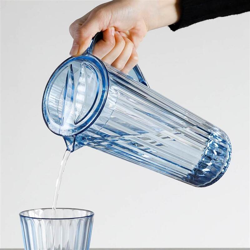 ガラスのような透明感の冷水筒＜1．2L＞ 「 ブルー 」 