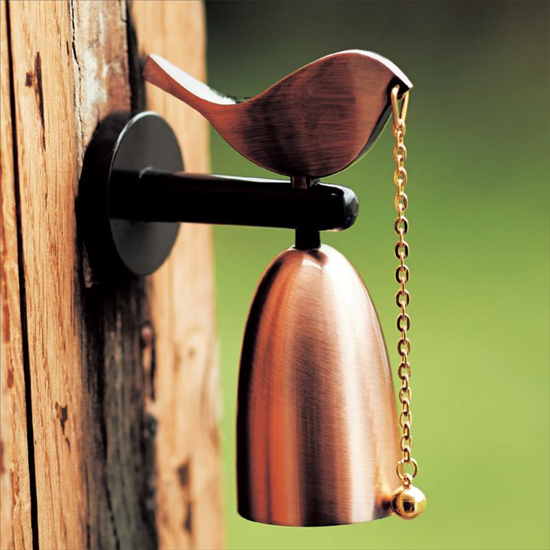 ドア・引き戸に対応したドアチャイム 「 ブロンズ 」 ◆ ネコ ◆ 