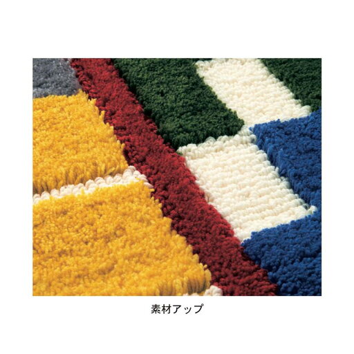 洗えるビビッドカラーの玄関マット［日本製］ ◆ 約60×90 ◆ 