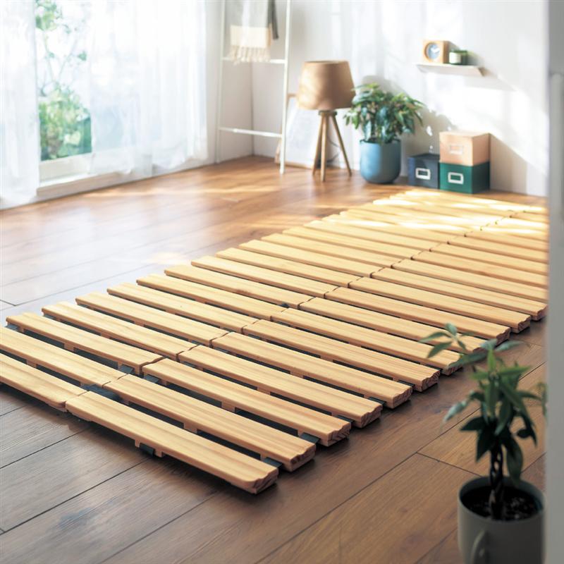 【10%OFF SALE! 11/20 20:00-11/27 1:59】パイン材 頑丈ロール すのこベッド ◆ シングル ◆◇ 家具 インテリア ファニチャー...