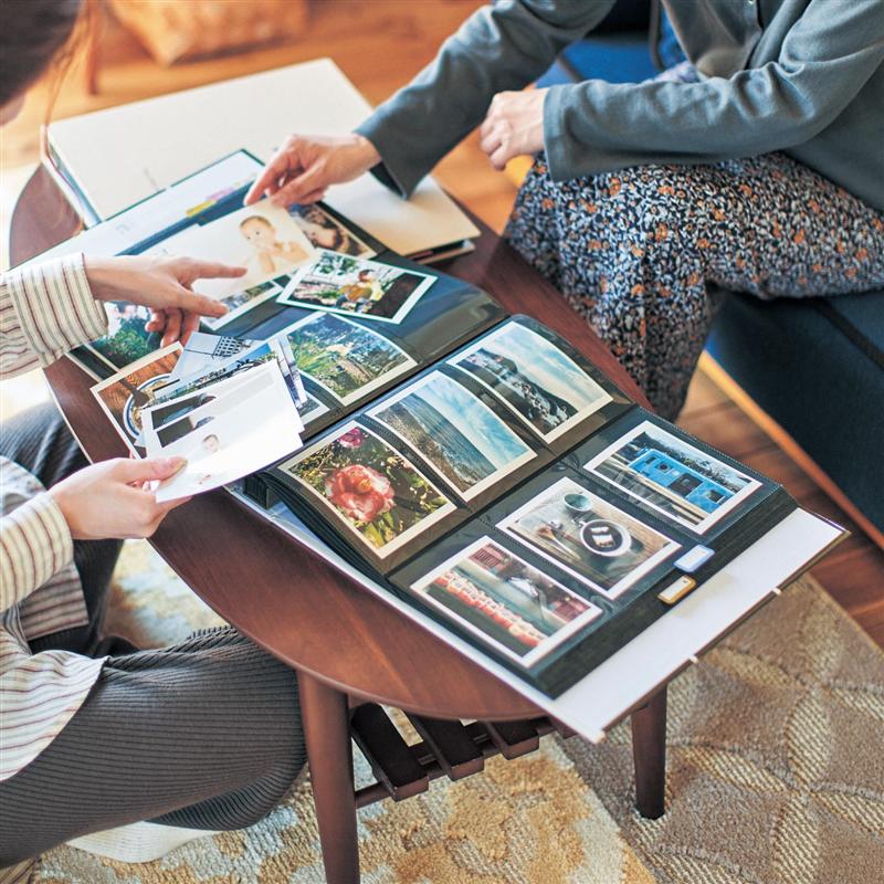 【P10倍★6/30 0:00-7/1 23:59まで】ベルメゾン 600枚大容量収納写真アルバム◇ アルバム ファイル 収納 おしゃれ CD DVD 写真 大量 容量 大容量 L版 ポケット はがき ハガキ 年賀状 思い出 家族 子ども 記録 カラー 柄 展開 整理 収納 600枚 ◇のサムネイル