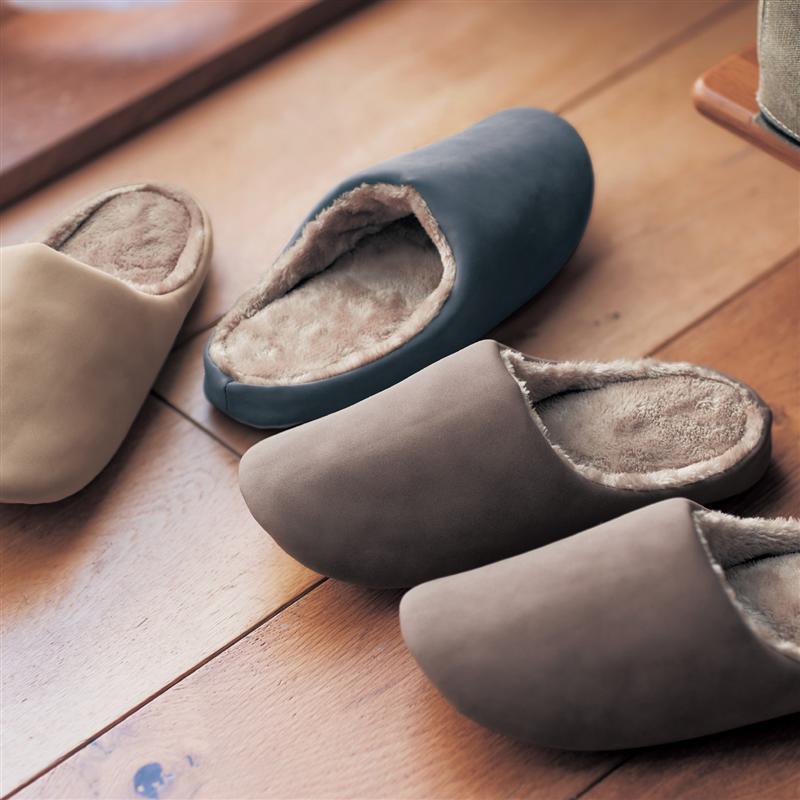 あったか なめらかなすっきり ルームシューズ ◆ M L ◆◇ メンズ レディース 冬 冬用 秋冬 ルームシューズ 室内 室内用 室内用シューズ 室内シューズ 生活雑貨 日用品 新生活 メルトロ / meltoro ◇のサムネイル