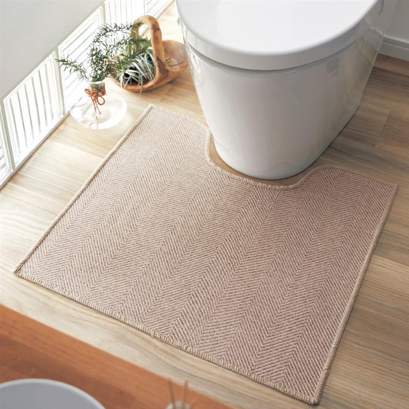ベルメゾンのかるくてピタッとくっつく トイレマット ◆ 標準タイプ ◆ (ランドリー・バス・トイレ用品)