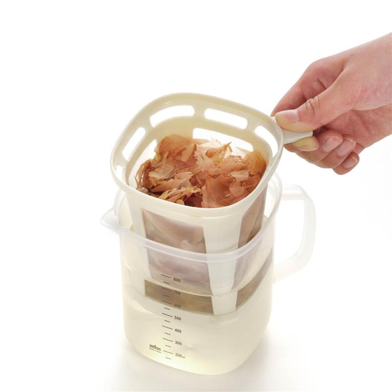 ベルメゾン 簡単だしポット 電子レンジで美味しいおだし ◇ キッチン用品 食品保存 台所用品 保存容器 保存袋 調味料入れ 新生活 ◇のサムネイル