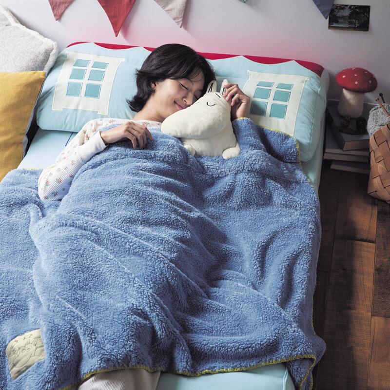 いっしょにおやすみブランケット | ファブリック 寝具 毛布 moufu ブランケット ケット 新生活