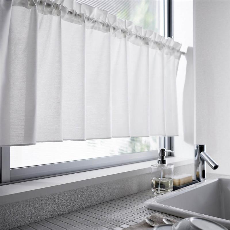 【店内ほぼ全品P10倍!~11/27(木) 01:59】UVカット・遮熱・遮像カフェカーテン（小窓カーテン） | 約100×70×1枚 約145×45×1枚 | ファブリック カフェカーテン のれん 暖簾 仕切り 目隠し カーテン 新生活 ホワイト オレンジ チャコール